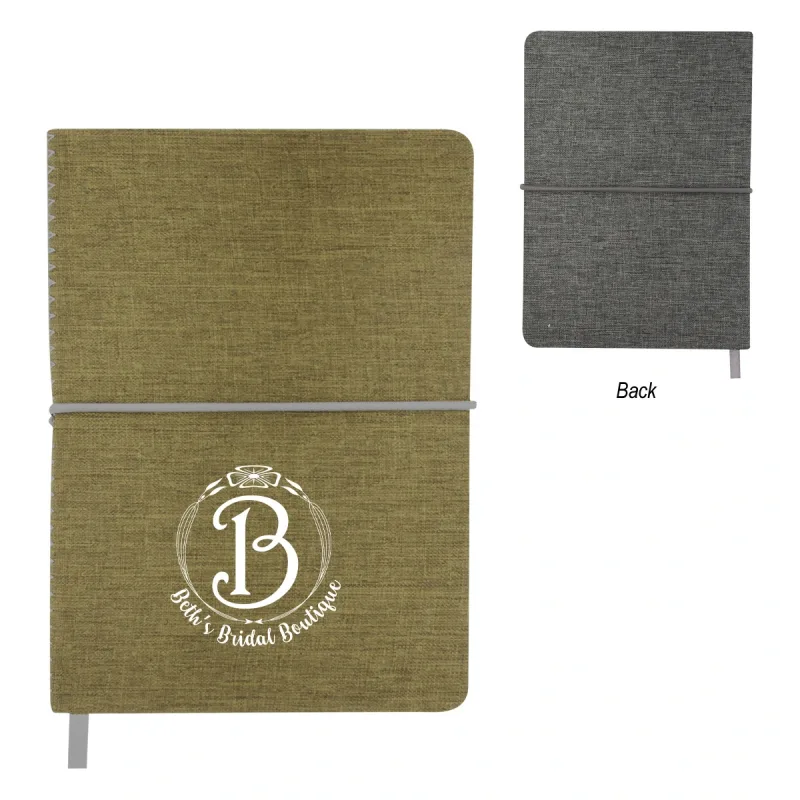 Heathered Linen Journal — view 3