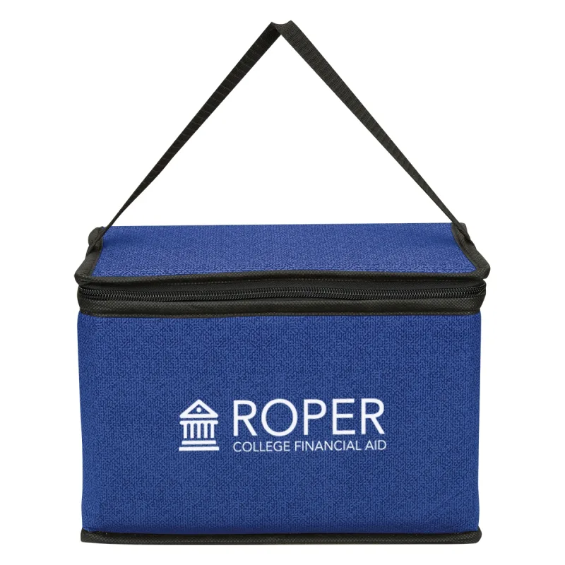 Heathered Non-Woven Cooler Lunch Bag — view 3