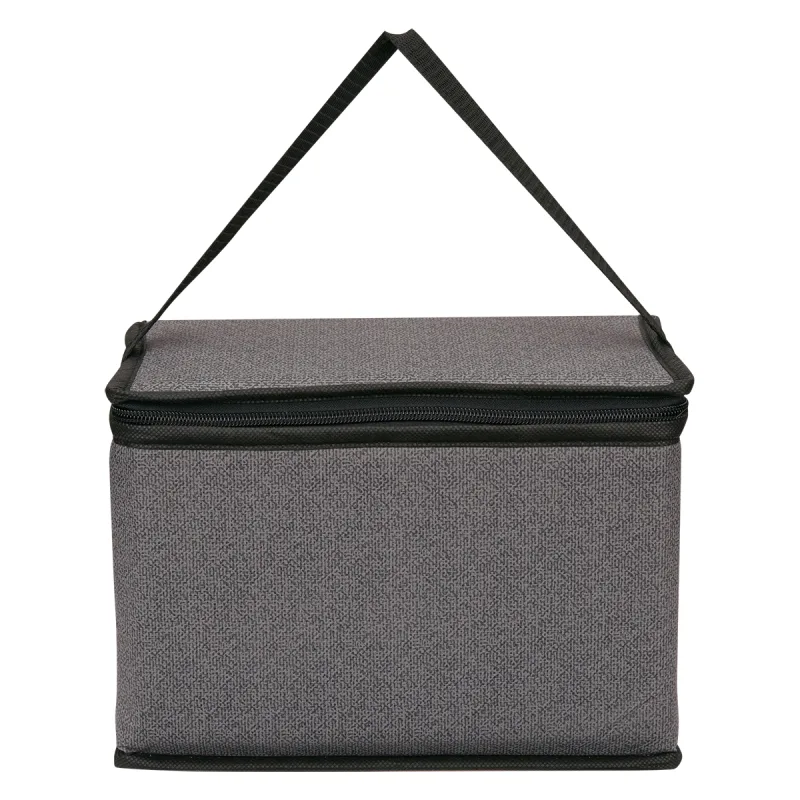 Heathered Non-Woven Cooler Lunch Bag — view 4