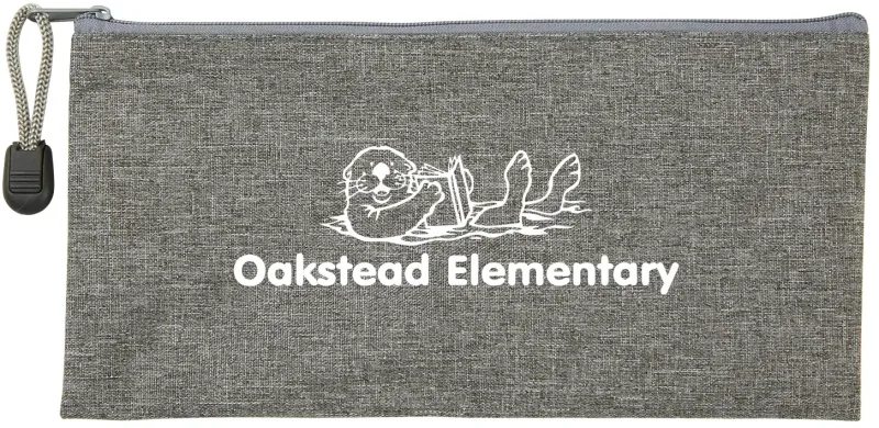 Custom Heathered School Pouch — view 4