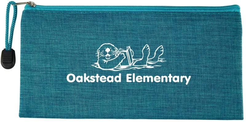 Custom Heathered School Pouch — view 5