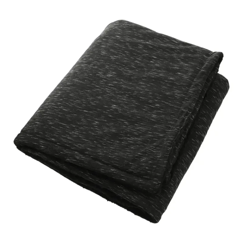 Custom Heathered Sherpa Blanket - 50" x 60" — view 2