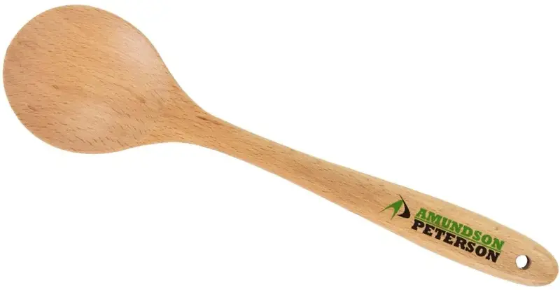 Heavy Duty Beechwood Solid Spoon