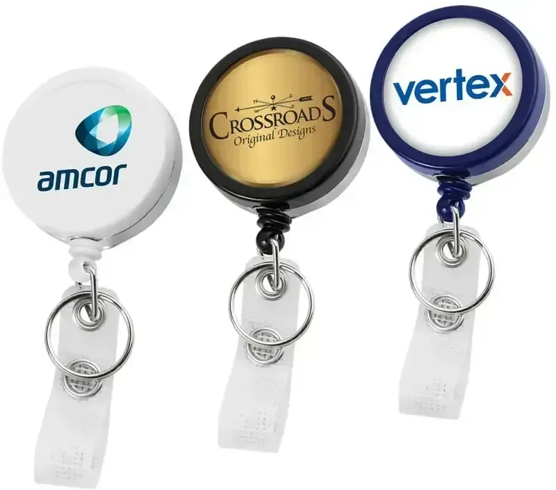 Custom Logo Wire Cord Badge Reel