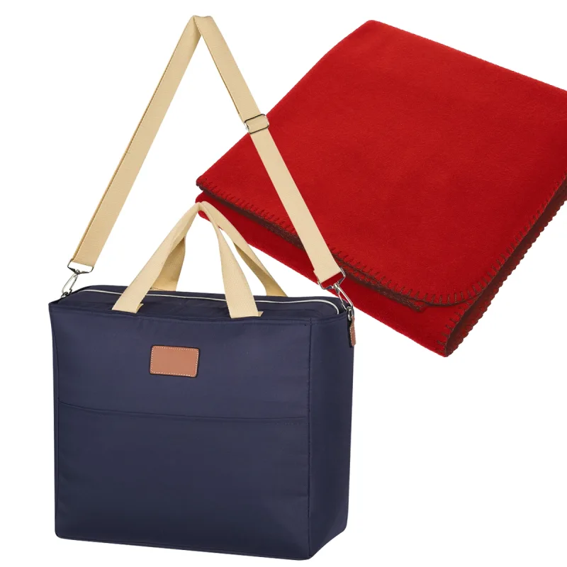 Hefty Cooler Bag With Fleece Blanket — view 12
