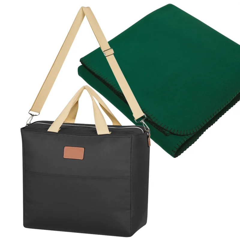 Hefty Cooler Bag With Fleece Blanket — view 7