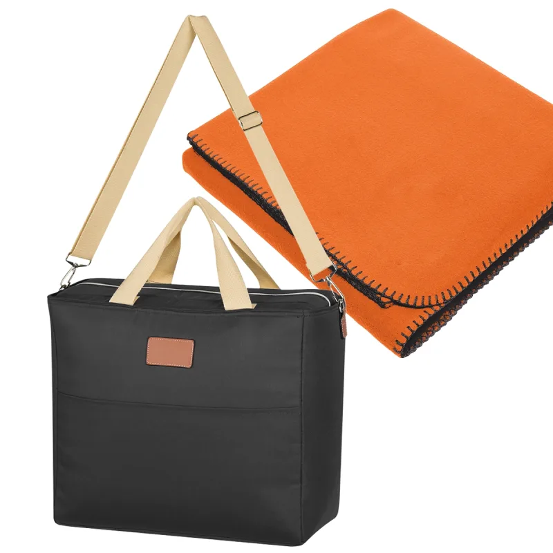 Hefty Cooler Bag With Fleece Blanket — view 5