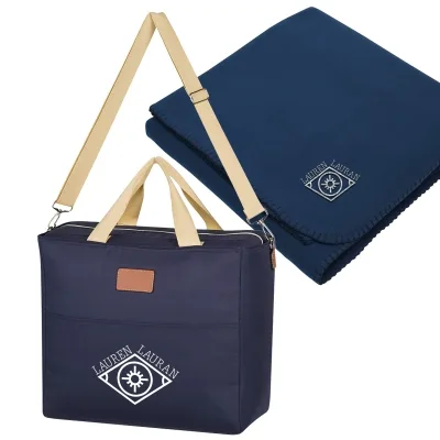 Hefty Cooler Bag With Fleece Blanket — view 18