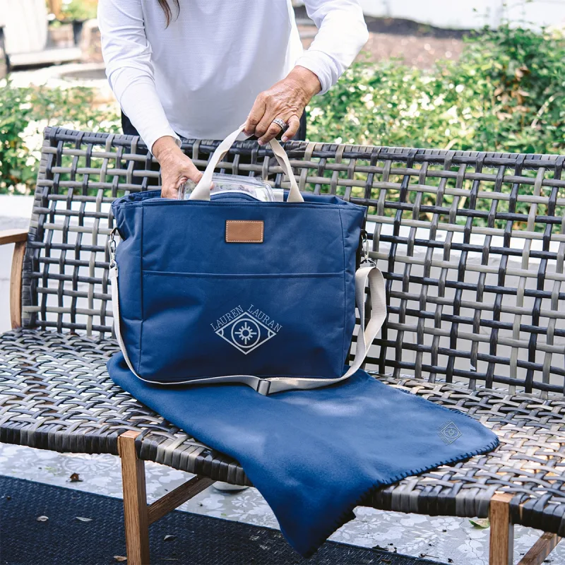 Hefty Cooler Bag With Fleece Blanket — view 15