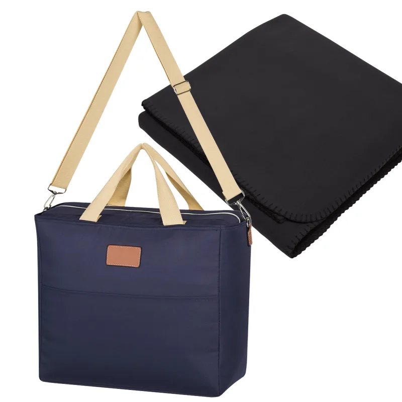 Hefty Cooler Bag With Fleece Blanket — view 11