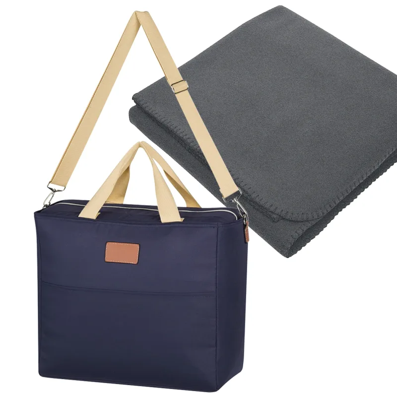 Hefty Cooler Bag With Fleece Blanket — view 9