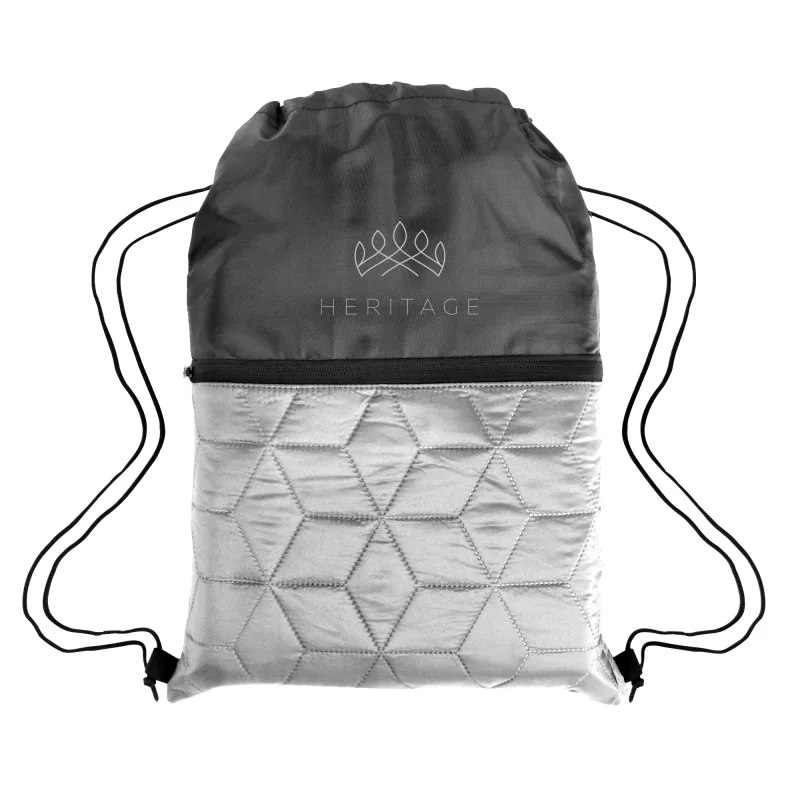 Heritage Quilted Drawstring Bag — view 2