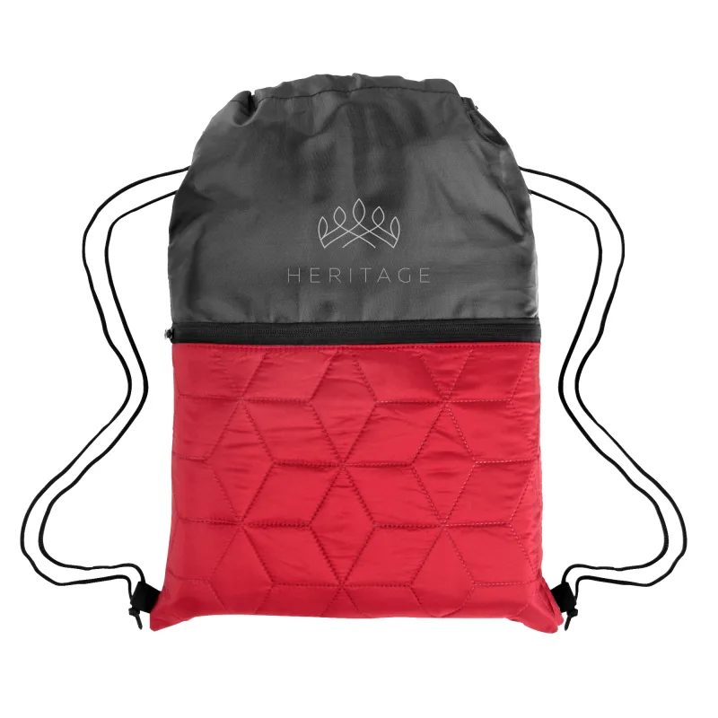 Heritage Quilted Drawstring Bag — view 3