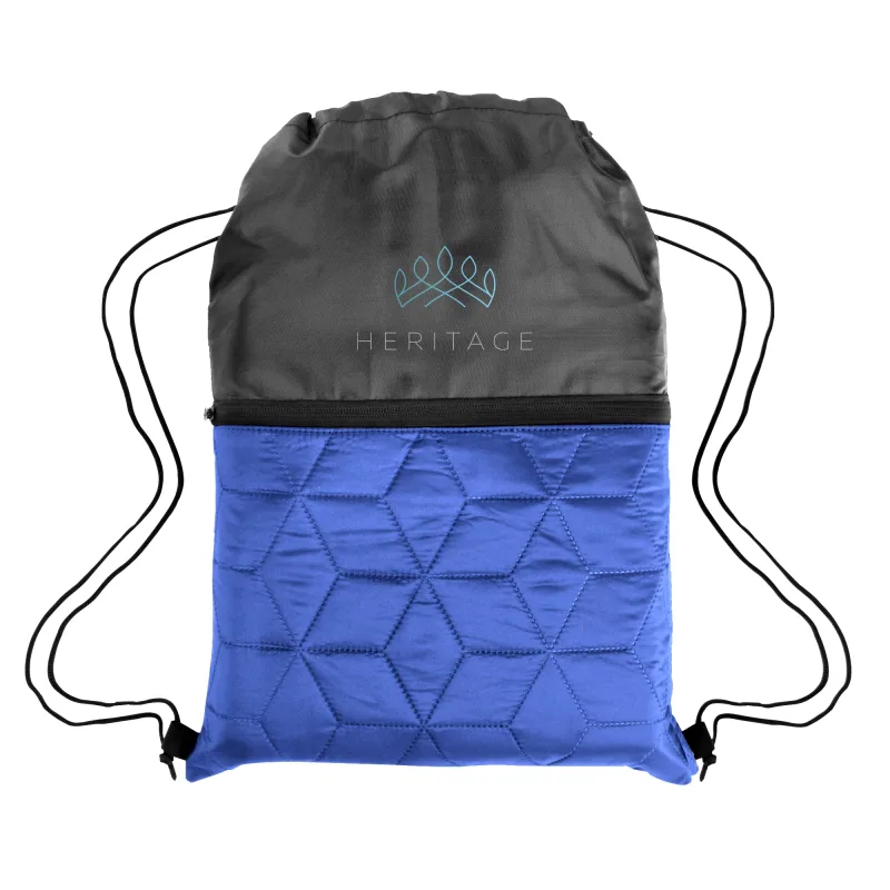 Heritage Quilted Drawstring Bag — view 4