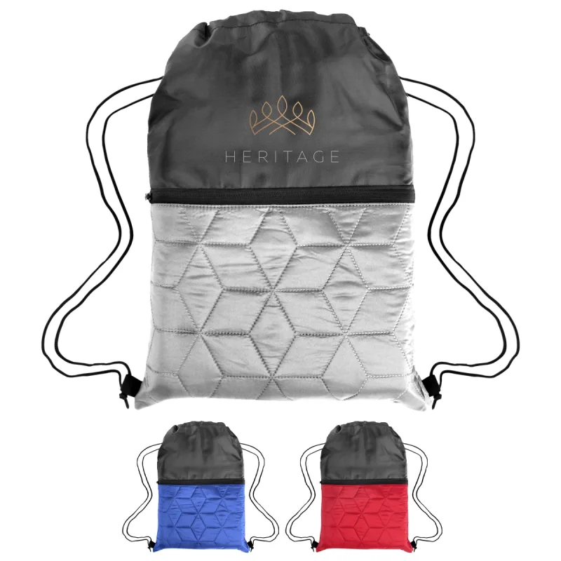 Heritage Quilted Drawstring Bag — view 6