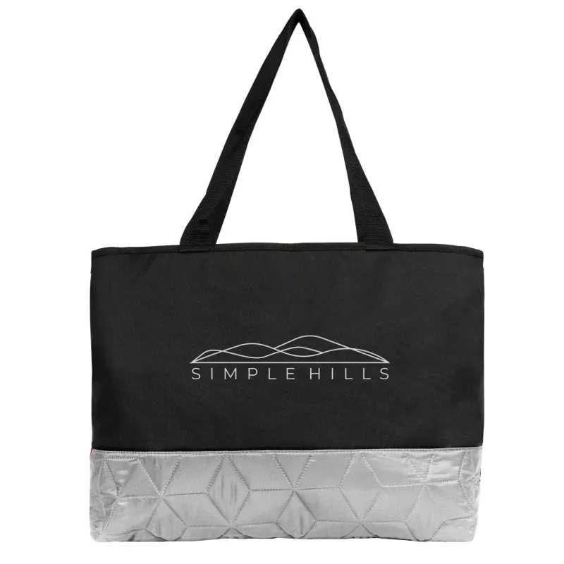 Personalized Heritage Quilted Tote Bag — view 3
