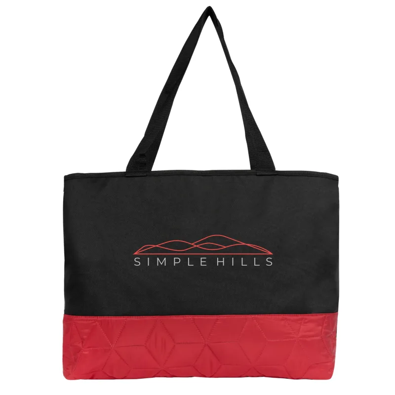 Personalized Heritage Quilted Tote Bag — view 5