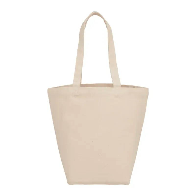 Herringbone 7oz Cotton Canvas Grocery Tote — view 2