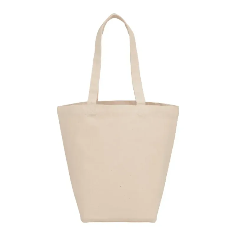 Herringbone 7oz Cotton Canvas Grocery Tote — view 4