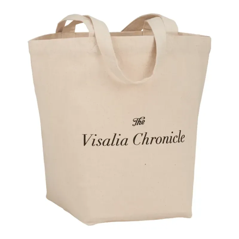 Herringbone 7oz Cotton Canvas Grocery Tote — view 6