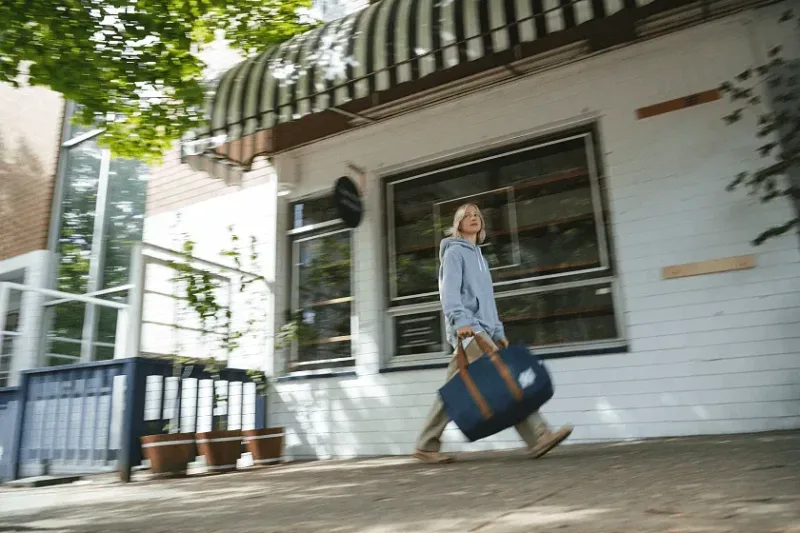 Custom Herschel Novel Duffle with Shoe Compartment (20") — view 8