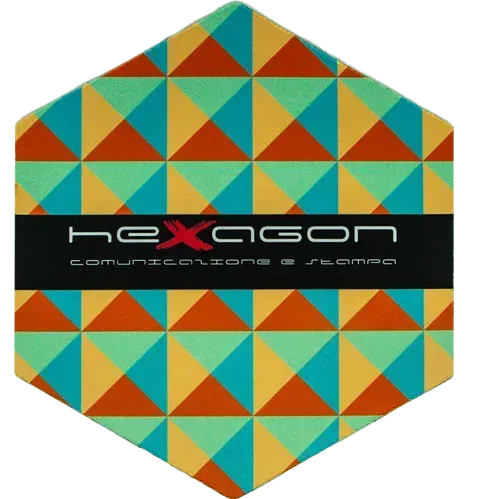 Personalized Logo Hexagon Mouse Pad