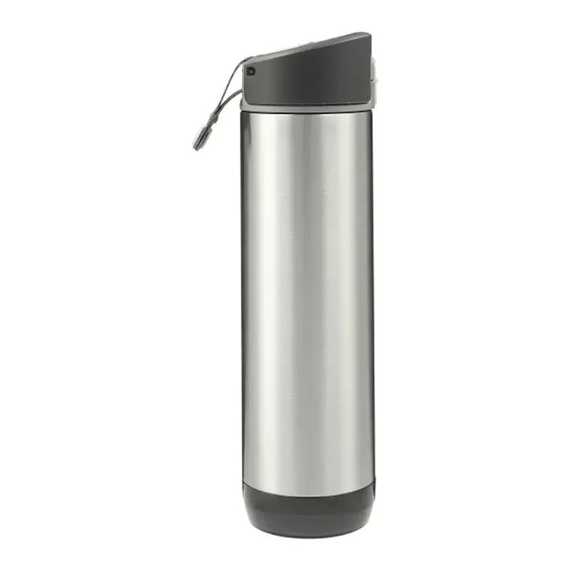 Personalized HidrateSpark Steel Smart Water Bottle - 17oz (LED Sensor Chug Lid)