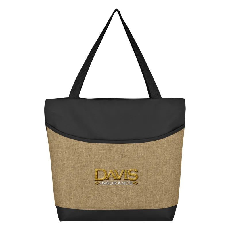 Custom High Line Two-Tone Tote Bag — view 2