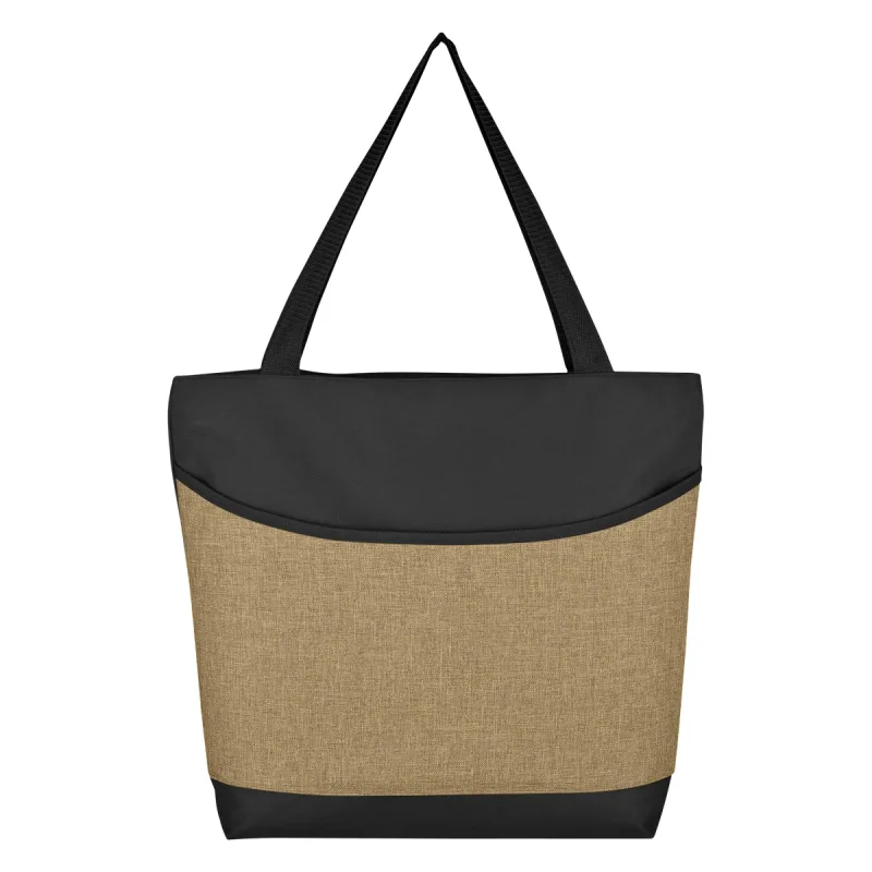 Custom High Line Two-Tone Tote Bag — view 4