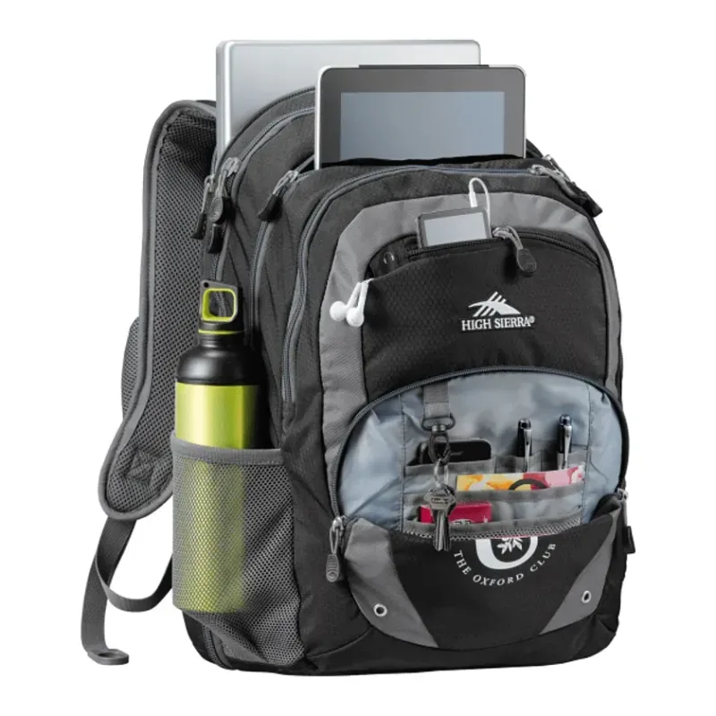 High Sierra Overtime Fly-By 17" Computer Backpack — view 3