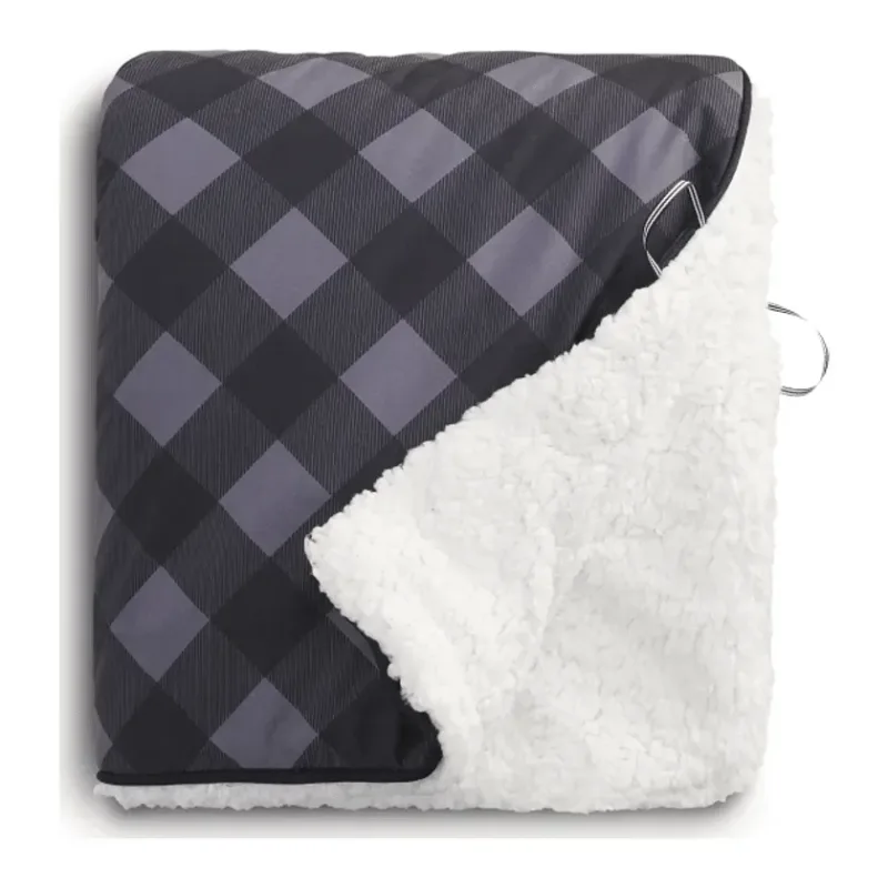 Custom High Sierra Puffy Sherpa Blanket - 60" x 50" — view 7