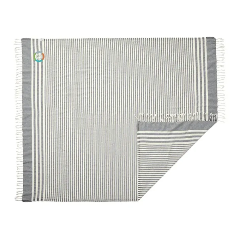 Personalized Hilana Upcycled Fethiye Throw Blanket — view 11