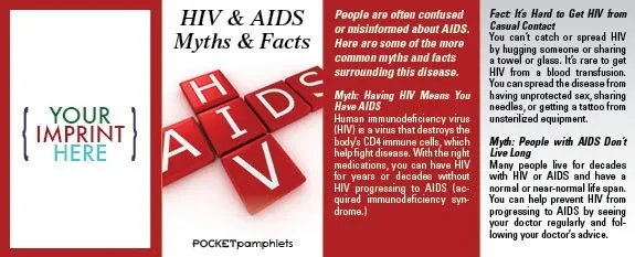 Custom HIV & AIDS Pocket Pamphlet