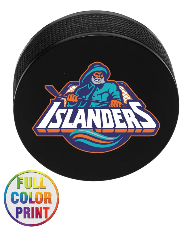 Hockey Puck Shaped Stress Ball in Vibrant Colors