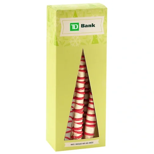 Holiday Chocolate Pretzel Rod Gift Set — view 6