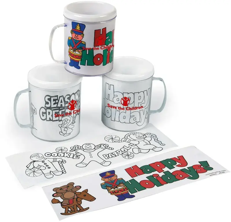 Custom Holiday Coloring Mug