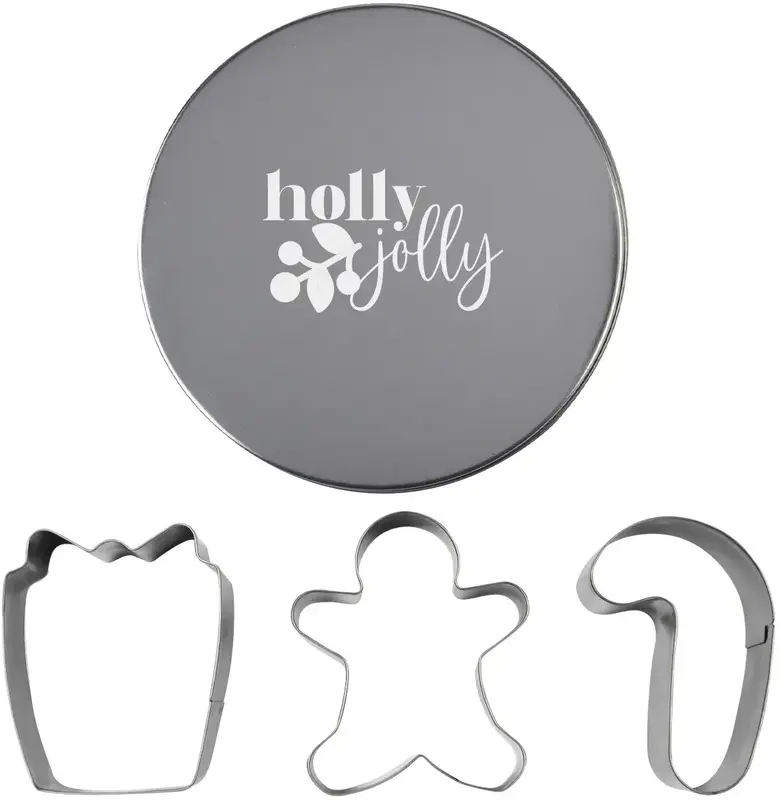 Imprinted Holiday Cookie Cutter Set