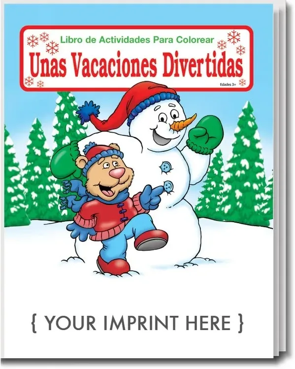Imprinted Holiday Fun Coloring Book — view 8
