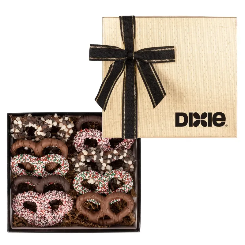 Holiday Premier Chocolate Pretzel Gift Box