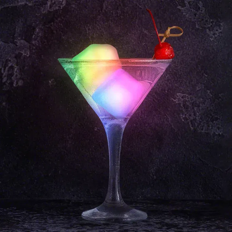 Hollywood Ice Multicolor LED Glow Cubes — view 2