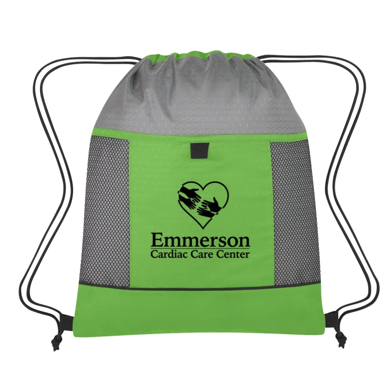 Honeycomb Ripstop Drawstring Bag — view 4