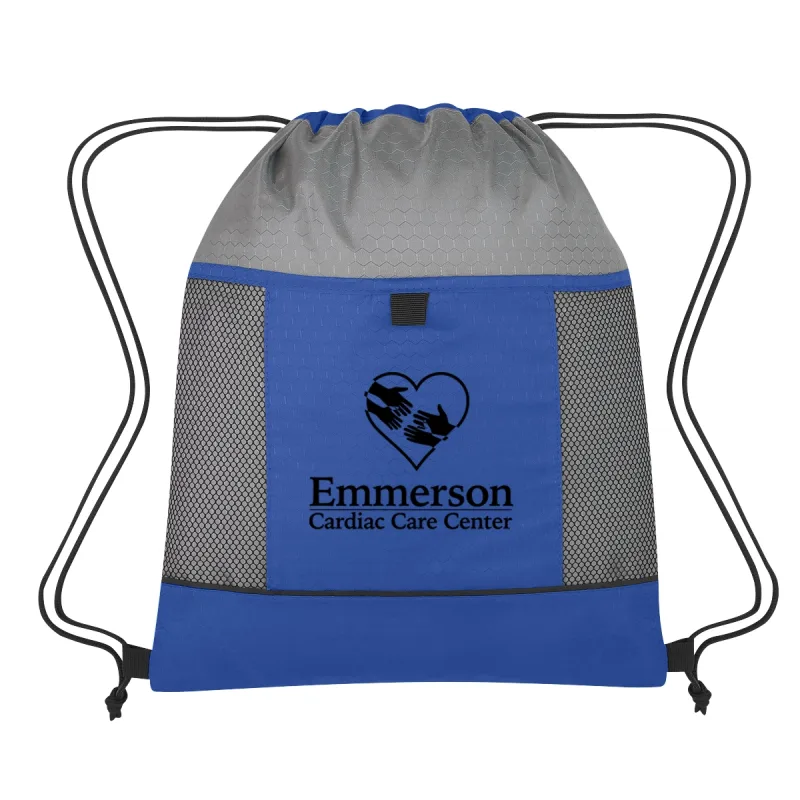 Honeycomb Ripstop Drawstring Bag — view 5