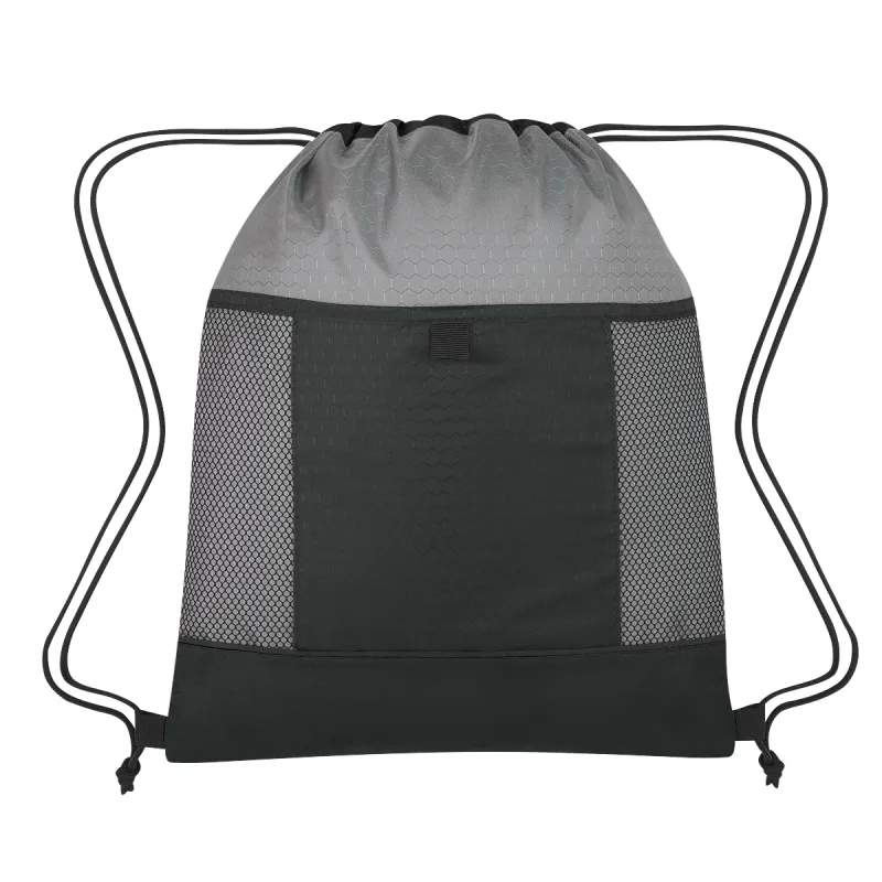 Honeycomb Ripstop Drawstring Bag — view 8