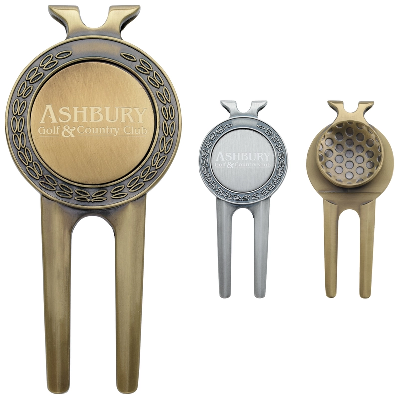 Custom Honor Magnetic Divot Repair Tool with Ball Marker