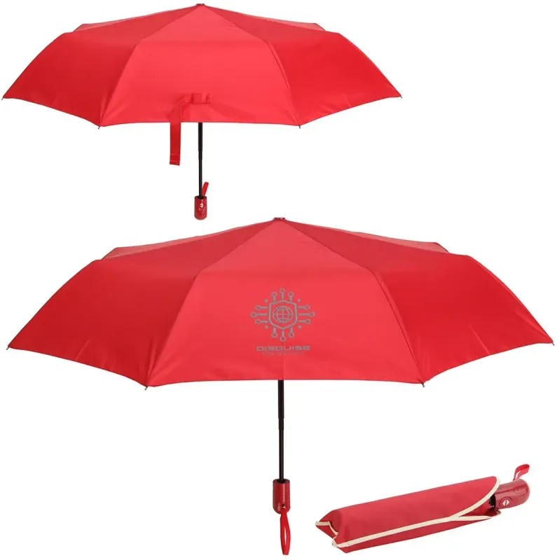 Personalized Horizon 44" Arc Auto Open + Close Portable Umbrella — view 6