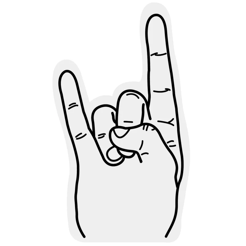 Rock On/ Horn Hand — view 9