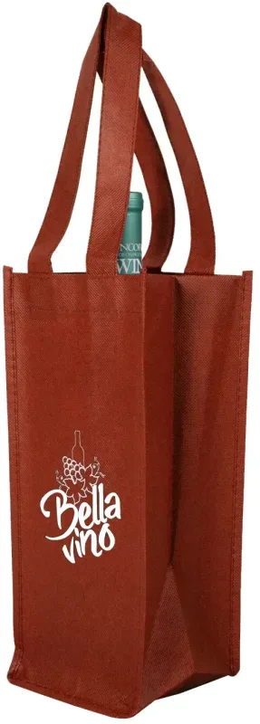 Personalized Non-Woven Wine Bag (1 Bottle) — view 2