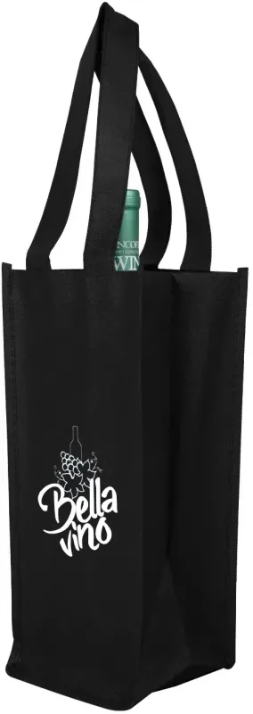 Personalized Non-Woven Wine Bag (1 Bottle) — view 3