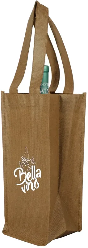 Personalized Non-Woven Wine Bag (1 Bottle) — view 4