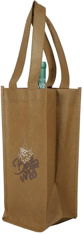Custom Non-Woven Wine Bag with Logo — view 2